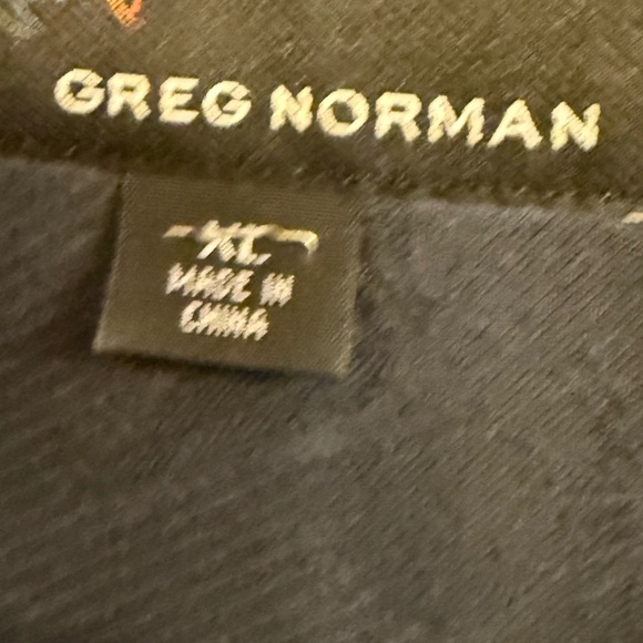 Greg Norman Men's Sz XL Dark Blue Button-Up Shirt - Picture 4 of 12